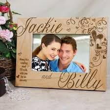 Personalized Engraved Couples Hearts Wedding Wood Picture Frame Wood Picture Frames Wood Engraved Gifts Engraved Picture Frames