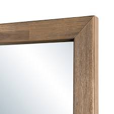 .encadrement bois, ancien miroir, décoration intérieur, home decor, années 50, vintage mesure : Miroir Avec Encadrement En Bois D Acacia Massif A Fixer Au Mur River