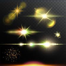 Realistic set of flare effects, bright white rays and glares with sparks. Golden Light Effect Beautiful Light Effect Ring Light Effect Particle Spot Light Effect Shine Light Eff Light Effect Photoshop Lights Background Optical Flares