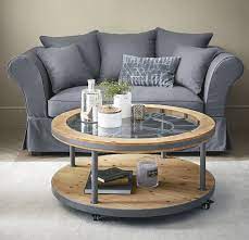 table basse ronde horloge burton table basse maisons du monde ventes pas cher com en 2021 table basse table basse ronde meuble table basse