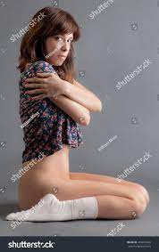 Kneeling Bottomless Woman Stock Photo 492672022 | Shutterstock