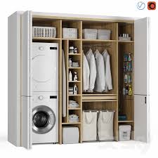 3d Models Wardrobe Display Cabinets Laundry Stylish Laundry Room Laundry Room Design Laundry Room Layouts