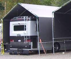 Diy All Weather Shield Awnings With Style Tarps And Parts Portable Carport Carport Rv Shelter