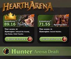 A plugin for hearthstone deck tracker that helps drafting hearthstone arena decks. Hearth Arena Beyond The Tierlist