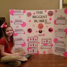 The Biggest Bubble Bubble Gum Science Fair Project 3rd Grade Science Fair Projects Cool Science Fair Projects Kids Science Fair Projects
