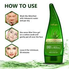 If your testosterone hormone high means it also induce facial hair growth.but. Aloe Vera Gel For Face And Hair La Organo