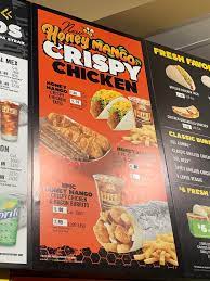 How does this food fit into your daily goals? The New Item Menu Honey Mango Crispy Chicken Deltaco