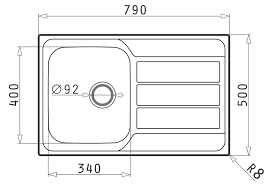 Double Kitchen Sink Dimensions