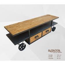 Dogal Ahsap Retro Tv Unitesi 1 899 00 Tl Ve Ucretsiz Kargo Ile N11 Com Da Diger Tv Unitesi Fiyati Mobilya Kategorisinde Mobilya Tv Unitesi Retro