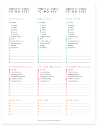 Create A Cleaning Schedule That Works For You Free