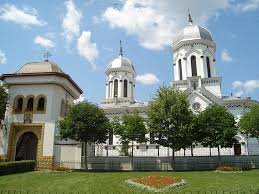 Biserica de pe langa centrului naţional de perfectionare a pregătirii pentru managementul situaţiilor. Orthphoto Biserica Sf M Mc Mina Bucuresti Romania Wyoryka