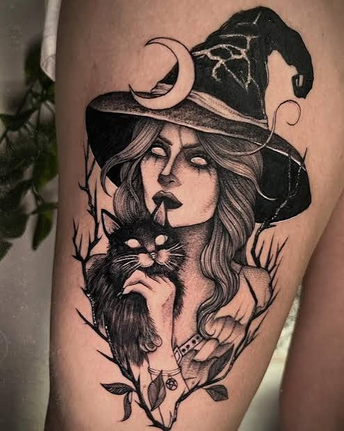 60+ Blackwork Tattoo Designs | Tatuagem wicca, Tatuagem pagã, Tatuagem gótica