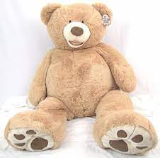 Hugfun Teddy Bear 53 Giant Stuffed Animal Golden Brown Tan Extra Large Plush For Sale Online Ebay Teddy Bear Giant Stuffed Animals Bear