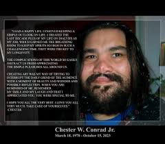 OMG I'm completely speechless. Christopher Roberts passed away last night.  Got a call from his daughter Stephanie and talked to his sister Vicki. He  was found this morning in his bed, passed