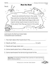 Reading Worksheet Main Idea And Details The Mailbox Main Idea Worksheet Kindergarten Worksheets Kindergarten Phonics Worksheets