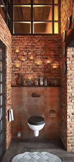 28 Industrial Style Bathrooms Design And Decor Ideas Bathroom Bathroomdecor Bathroomdesig In 2020 Earthy Bathroom Brick Bathroom Industrial Style Bathroom