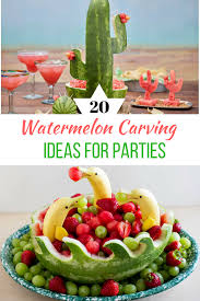 Watermelon Carving Ideas For Parties Watermelon Carving Watermelon Carving Easy Fruit And Vegetable Carving