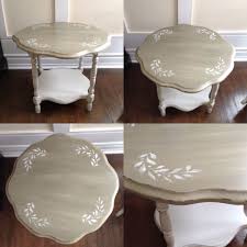 Shabby Chic Coffee Table Chalk Painted Two Tone Linen And Old White Lightly Distressed Decor Family Room Decorating Shabby Chic Coffee Table