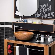 Meuble salle de bain la redoute vente de meubles de salle de bain pratiques et tendances, avec placard et tagres, pour placer une. Meuble Salle De Bain Bambou Et Accessoires En 50 Idees