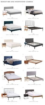Floating shelf bracket 7x6x2 450lbs 2pcs matte black. Budget Power Couples Beds And Nightstands For Every Style All Under 600 Emily Henderson