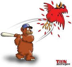 Cubs Slug Cards Toonrefugee Cartoon Blog Chicago Cubs Funny Chicago Cubs Baseball Cubs Cardinals