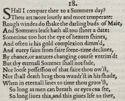 He is often called england's national poet and the bard of avon. Sonnet 18 Wikipedia