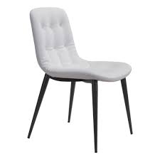 This Curved And Perfectly Pitched Ergonomic Side Chair Has A Place At Any Dining Table Its In 2020 Tufted Dining Chairs White Dining Chairs Faux Leather Dining Chairs