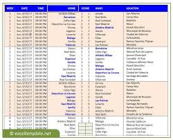 Stream every single match this season. European Soccer League Fixtures Scoresheets And Stats Tracker The Spreadsheet Page