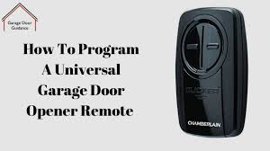 Buy quality chamberlain remotes and parts for your chamberlain garage door opener. Garage Door Guide How To Program A Universal Garage Door Opener Remote Facebook