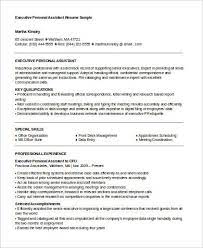 The top three keywords represent 42.03% of the total set of top resume listed keywords. Free 8 Sample Personal Assistant Resume Templates In Ms Word Pdf