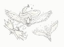 Pokemon Coloring Pages Articuno With Zapdos And Moltres In 2021 Pokemon Coloring Pages Pokemon Coloring Dinosaur Coloring Pages