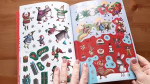 Christmas coloring books bulk, santa coloring books, christmas sticker books. Little Sparkly Christmas Sticker Book Usborne Youtube