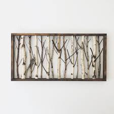 Birch Tree Wall Art White Birch Forest Wall Art 30 X 12 Birch Branch Decor Etsy In 2020 Birch Tree Decor Branch Decor Birch Tree Art