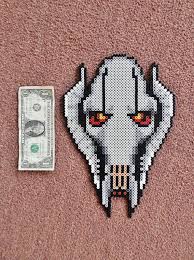 Long Black Fingers General Grievous Perler Bead Pony Bead Projects Perler Beads Perler Bead Art