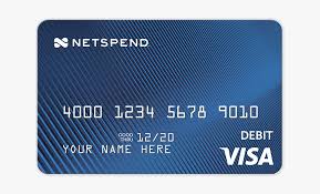 Netspend offers a personalized prepaid debit card when you an account. Netspend Visa Prepaid Card Blue Netspend Premier Card Hd Png Download Kindpng