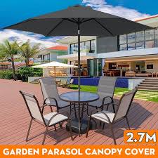 Gorgeous, sturdy, fully customizable deck canopies with useful options like motorization. Kwanshop 9ft Umbrella Replacement Canopy Umbrella Replacement Top Rain Proof Uv Proof Patio Umbrella Replacement Canopy With 6 Ribs No Frame For Garden Pool Beach Street Lawn Backyard Walmart Com Walmart Com