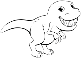 Easy baby dinosaur coloring pages. Dinosaur Drawing For Kids Printable Novocom Top
