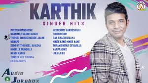 Karthik (born 7 november 1980) is an indian playback singer. Karthik Singer Hits Kannada Selected Songs Of Karthik Akshaya Audio Youtube