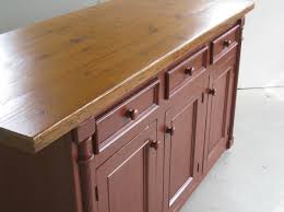 reclaimed old wood kitchen island
