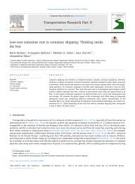 Check spelling or type a new query. Pdf Low Cost Emissions Cuts In Container Shipping Thinking Inside The Box