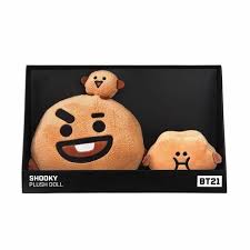 Touch device users, explore by touch or with swipe gestures. Bt21 Shooky Soft Toy Whsmith