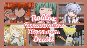 Roblox protocol and click open url: Roblox Bloxburg X Royale High Aesthetic Assassination Classroom Decals Ids Youtube