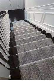Carpet Stair Modern Chic Chevron Patterned Wool Carpet Stair Runner In 5 Shades Of Grey By K Powers Stair Runner Carpet Patterned Stair Runner Carpet Stairs