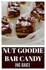 Nut Goodie Bar Candy Chocolate Candy Recipes Nut Goodie Bars Recipe Baking