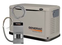 Generac 70321 11kw Guardian Generator With Wi Fi 100a 16 Circuit Transfer Switch Generator House Whole House Generators Standby Generators