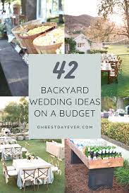 Plan your wedding on a budget you can actually afford with tools, resources, & advice weddings by location view real weddings on a budget from your state to get savvy wedding inspiration from diy wedding favors, wedding invitation projects, bachelorette party projects, diy gift ideas & more! 42 Backyard Wedding Ideas On A Budget For 2021 Oh Best Day Ever