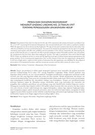 (a)ibadah, seperti shalat, puasa, zakat dan haji, (b)muamalah,seperti jual beli, perkawinan, kewarisan, pencurian dan sebagainya. Pdf Peran Dan Gugatan Masyarakat Menurut Undang Undang No 23 Tahun 1997 Tentang Pengelolaan Lingkungan Hidup