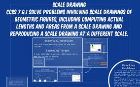 When you are drawing a plan, you select the scale you intend to use by turn the ruler to the appropriate side. Scale Drawing By Debra Craig