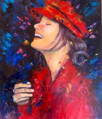 Colorfull Happiness, Painting by Deborah Kerner