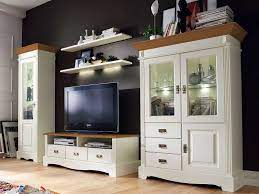 The calm ambiance can be brought into the apartment easily. Wohnwand Wohnzimmer Schrank Set Padua 5 Teilig B 354 X H 204 X T 56 Cm Pinie Nordica Massiv Casamia Wohnen